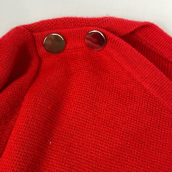 Ann Taylor Red Long-sleeve Top Size Women’s Medium - Picture 6 of 8